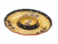 Certified International French Olives 13-3/4-Inch Round Chip and Dip Certified International French Olives 13-3/4-Inch Round Chip and Dip