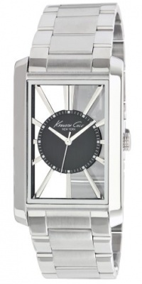 Kenneth Cole New York Men's KC3995 Transparency Classic See-Thru Dial Rectangle Case Watch Kenneth Cole New York Men's KC3995 Transparency Classic See-Thru Dial Rectangle Case Watch