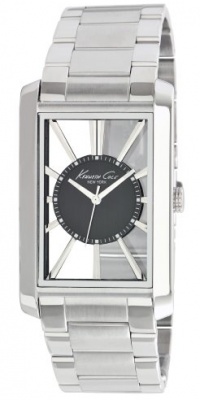 Kenneth Cole New York Men's KC3995 Transparency Classic See-Thru Dial Rectangle Case Watch