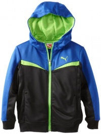 Puma - Kids Boys 2-7 Little Boy Hooded Complete Jacket, Black, 6 Puma - Kids Boys 2-7 Little Boy Hooded Complete Jacket, Black, 6