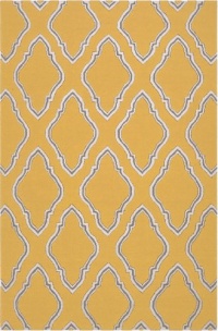 2' x 3' Rectangular Surya Accent Rug by Jill Rosenwald FAL1099-23 Sapphire Blue/Winter White Color Handmade in India Fallon Collection 2' x 3' Rectangular Surya Accent Rug by Jill Rosenwald FAL1099-23 Sapphire Blue/Winter White Color Handmade in India Fallon Collection
