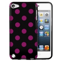 MiniSuit Polka Dot Soft Rubberized Case Cover for iPod Touch 5 (Purple) MiniSuit Polka Dot Soft Rubberized Case Cover for iPod Touch 5 (Purple)