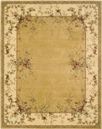 Nourison Rugs Chambord Collection CM03 Gold Rectangle 7'9 x 10'10 Area Rug Nourison Rugs Chambord Collection CM03 Gold Rectangle 7'9 x 10'10 Area Rug