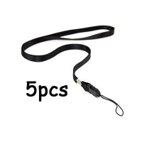 5 pcs Black Neck Strap Band Lanyard For USB Flash/Pen Drives, Cell phone, mp3, mp4 and other Lightweight (under 50 grams) Electronic Devices 5 pcs Black Neck Strap Band Lanyard For USB Flash/Pen Drives, Cell phone, mp3, mp4 and other Lightweight (under 50 grams) Electronic Devices