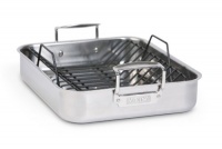 Viking 16x13x3 Inch Stainless Steel Roasting Pan with Nonstick Rack Viking 16x13x3 Inch Stainless Steel Roasting Pan with Nonstick Rack