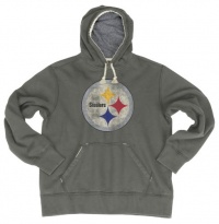 NFL Pittsburgh Steelers Bigger Better Logo Pull Over Hoodie Men's