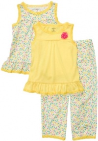 Carter's Girl's 3-Piece Poly - Yellow Ditsy Floral-3T Carter's Girl's 3-Piece Poly - Yellow Ditsy Floral-3T