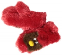 Hatley Boys 2-7 Fuzzy Fleece Mittens-Cardinal, Red, Medium