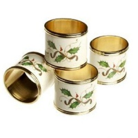 Lenox Nouveau Napkin Rings, Set of 4 Lenox Nouveau Napkin Rings, Set of 4