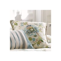 Croscill Home Fashions Corfu 18-Inch by 18-Inch Square Fashion Pillow, Sky Blue Croscill Home Fashions Corfu 18-Inch by 18-Inch Square Fashion Pillow, Sky Blue