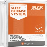 Hospitology Sleep Defense System Bed Bug Proof Box Spring Encasement, Queen Hospitology Sleep Defense System Bed Bug Proof Box Spring Encasement, Queen