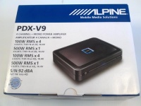 Alpine PDX-V9, 4-Channel Extreme Power Density Digital AMplifier Alpine PDX-V9, 4-Channel Extreme Power Density Digital AMplifier