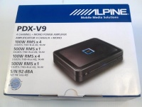 Alpine PDX-V9, 4-Channel Extreme Power Density Digital AMplifier