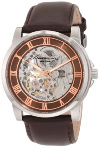 Kenneth Cole New York Men's KC1745 Stainless Steel and Brown Leather Automatic Watch Kenneth Cole New York Men's KC1745 Stainless Steel and Brown Leather Automatic Watch
