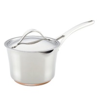 Anolon 77448 Nouvelle Copper Stainless Steel Covered Saucepot, 3.5-Quart Anolon 77448 Nouvelle Copper Stainless Steel Covered Saucepot, 3.5-Quart