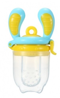 [Award winning] Kidsme Food Feeder (Small size),  Blue/Yellow