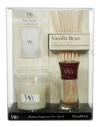 WoodWick Gift Sets Candles, Vanilla Bean WoodWick Gift Sets Candles, Vanilla Bean