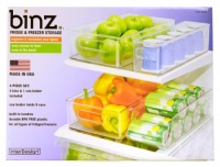 Interdesign 4 Piece Fridge and Freezer Storage Bins Interdesign 4 Piece Fridge and Freezer Storage Bins