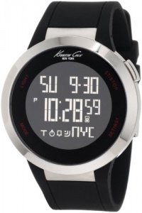 Kenneth Cole New York Unisex KC1639 Digital Black Screen Dial Watch Kenneth Cole New York Unisex KC1639 Digital Black Screen Dial Watch