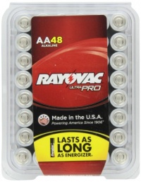 Rayovac ALAA-48 UltraPRO Alkaline AA Batteries, 48-Pack Rayovac ALAA-48 UltraPRO Alkaline AA Batteries, 48-Pack