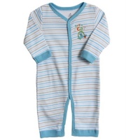 ABSORBA Baby-boys Newborn Car Stop Loungewear Coverall, Blue, 3-6 Months ABSORBA Baby-boys Newborn Car Stop Loungewear Coverall, Blue, 3-6 Months