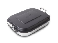All Clad 59946 Stainless Steel 14.5 by 11.75 by 2.5-Inch Lasagna Pan with Lid Specialty Cookware, Silver