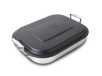 All Clad 59946 Stainless Steel 14.5 by 11.75 by 2.5-Inch Lasagna Pan with Lid Specialty Cookware, Silver All Clad 59946 Stainless Steel 14.5 by 11.75 by 2.5-Inch Lasagna Pan with Lid Specialty Cookware, Silver