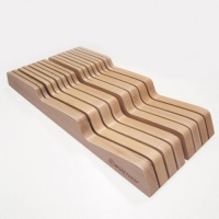 Wusthof 14-Slot In-Drawer Knife Organizer Tray, Oak Wusthof 14-Slot In-Drawer Knife Organizer Tray, Oak
