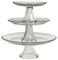 Anchor Hocking Presence 3-Tier Platter Set Anchor Hocking Presence 3-Tier Platter Set