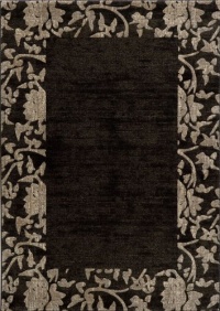 Area Rug 5x7 Rectangle Transitional Charcoal Color - Momeni Dream Rug from RugPal Area Rug 5x7 Rectangle Transitional Charcoal Color - Momeni Dream Rug from RugPal