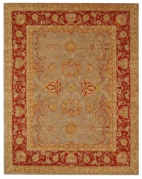 Safavieh Anatolia Collection AN529A Handmade Grey and Red Hand-spun Wool Area Rug, 8-Feet by 10-Feet Safavieh Anatolia Collection AN529A Handmade Grey and Red Hand-spun Wool Area Rug, 8-Feet by 10-Feet