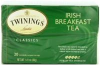 Twinings Irish Breakfast Tea, Tea Bags, 20-Count Boxes (Pack of 6) Twinings Irish Breakfast Tea, Tea Bags, 20-Count Boxes (Pack of 6)