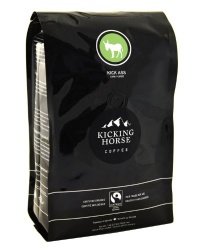Kicking Horse Coffee Kick Ass Dark, Whole Bean Coffee, 2.2-Pound Pouch Kicking Horse Coffee Kick Ass Dark, Whole Bean Coffee, 2.2-Pound Pouch