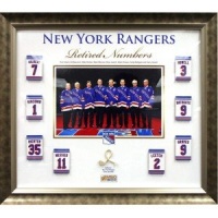 Steiner Sports NHL New York Rangers Retired Numbers Framed 20x24 Collage Steiner Sports NHL New York Rangers Retired Numbers Framed 20x24 Collage