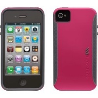 Case-Mate CM017117 Pop! Case for iPhone 4 and iPhone 4S - 1 Pack - Case - Retail Packaging - Fuchsia/Cool Gray Case-Mate CM017117 Pop! Case for iPhone 4 and iPhone 4S - 1 Pack - Case - Retail Packaging - Fuchsia/Cool Gray