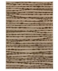 Distressed lines in deep brown create an exciting and contemporary design in the Tribecca area rug from Sphinx. Crafted of tough polypropylene for natural durability and effortless softness underfoot. (Clearance) Distressed lines in deep brown create an exciting and contemporary design in the Tribecca area rug from Sphinx. Crafted of tough polypropylene for natural durability and effortless softness underfoot. (Clearance)