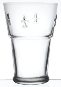 La Rochere Fleur De Lys Decor Tall Tumbler, 10-Ounce, Set of 6 La Rochere Fleur De Lys Decor Tall Tumbler, 10-Ounce, Set of 6