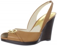 Michael Michael Kors Women's Rochelle Peep-Toe Pump,Luggage,7.5 M US Michael Michael Kors Women's Rochelle Peep-Toe Pump,Luggage,7.5 M US