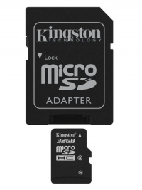 Kingston Digital 32 GB microSDHC Flash Memory Card SDC4/32GB Kingston Digital 32 GB microSDHC Flash Memory Card SDC4/32GB