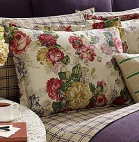 Lauren Ralph Lauren Bedding,Surrey Garden, King Pillow Sham Lauren Ralph Lauren Bedding,Surrey Garden, King Pillow Sham