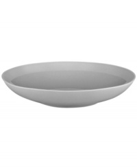 A modern balance. Create a sense of effortless urban luxury with the Matte & Shine soup bowl, featuring a minimalist coupe shape, slate palette and tonal banding by Donna Karan Lenox. A modern balance. Create a sense of effortless urban luxury with the Matte & Shine soup bowl, featuring a minimalist coupe shape, slate palette and tonal banding by Donna Karan Lenox.