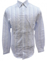 Men's Perry Ellis Long Sleeve Button-Down Dress Shirt (Stonewash) Men's Perry Ellis Long Sleeve Button-Down Dress Shirt (Stonewash)