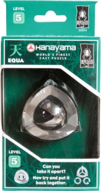 BePuzzled Hanayama Cast Metal Brainteaser Puzzles - Hanayama Equa Puzzle (Level 5)