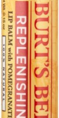 Burt's Bees Replenishing Lip Balm with Pomegranate Oil, .15-Ounce Tubes (Pack of 4) Burt's Bees Replenishing Lip Balm with Pomegranate Oil, .15-Ounce Tubes (Pack of 4)