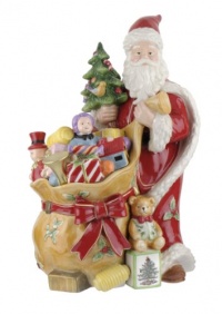 Spode Christmas Tree Sculpted Christmas Eve Santa Cookie Jar, 16-Inch Spode Christmas Tree Sculpted Christmas Eve Santa Cookie Jar, 16-Inch