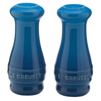 Le Creuset Stoneware Salt and Pepper Shakers, Marseille Le Creuset Stoneware Salt and Pepper Shakers, Marseille