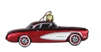 Kurt Adler Glass Corvette, Christmas Ornament Kurt Adler Glass Corvette, Christmas Ornament