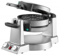 Waring WMR300 Belgian Waffle & Omelet Maker, Brushed Stainless Steel