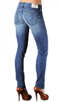 True Religion Women's Stella Torque Jeans-Industrial-25 True Religion Women's Stella Torque Jeans-Industrial-25