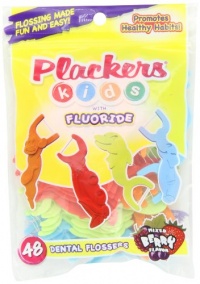 Plackers Kids Flosses, 48 Count